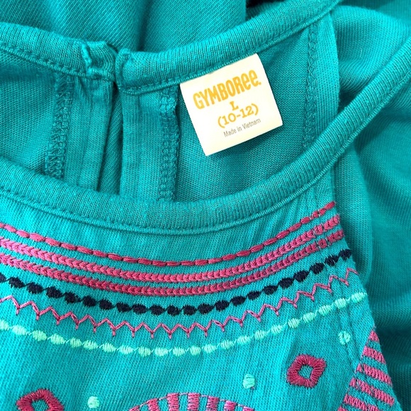 Gymboree Girl Maxi Dress 10/12 Large Embroidered Sleeveless Halter Keyhole Boho - Picture 10 of 12
